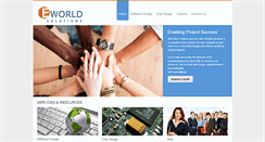 Desktop Screenshot of eworldsolutions.com